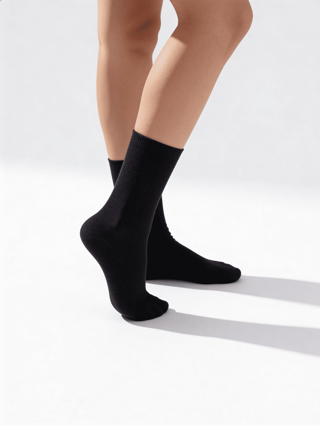 2 Pack Hohe socken aus Baumwolle WS3 CLASSIC (pak kh2) (black/white)