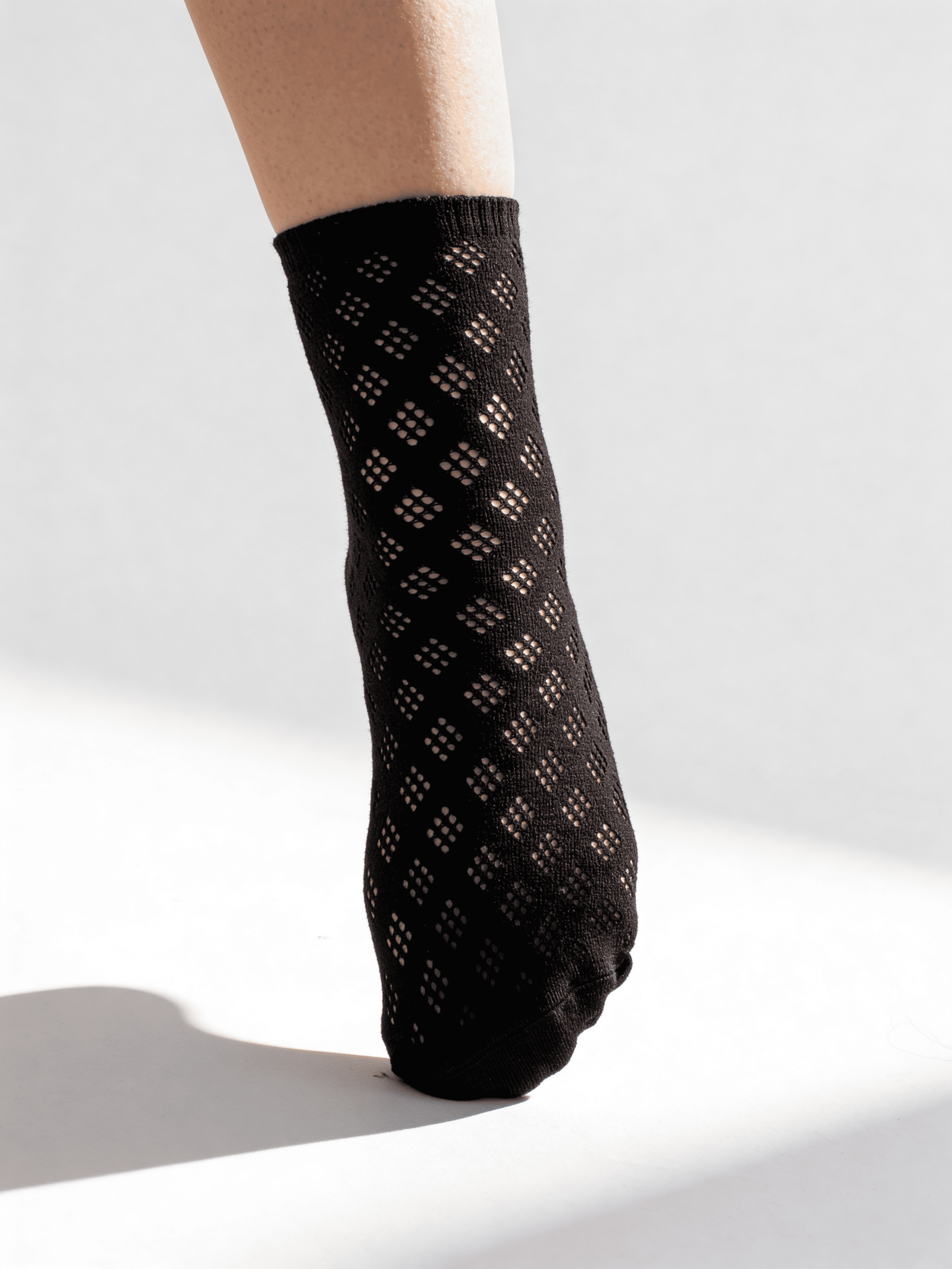 Socken mit Lochmuster WS3 AIR 001 (V1) (nero)