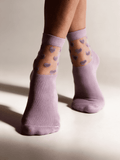 Socken mit Herzen WS2 CRISTAL 008 [WS2C/Mn-008] (lilac)