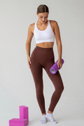 Nahtlose Leggings FLEXING LEGGINGS (hot chocolate)