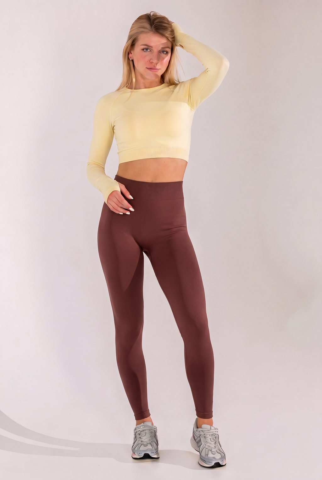 Nahtlose Leggings FLEXING LEGGINGS (hot chocolate)