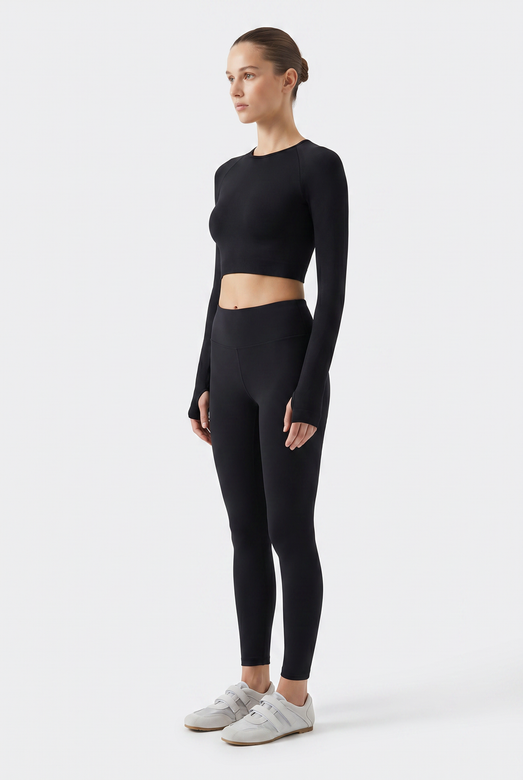 Kurzes Longsleeve FLEX LONGSLEEVE ACTIVE (black)