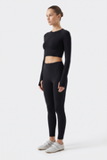 Kurzes Longsleeve FLEX LONGSLEEVE ACTIVE (black)