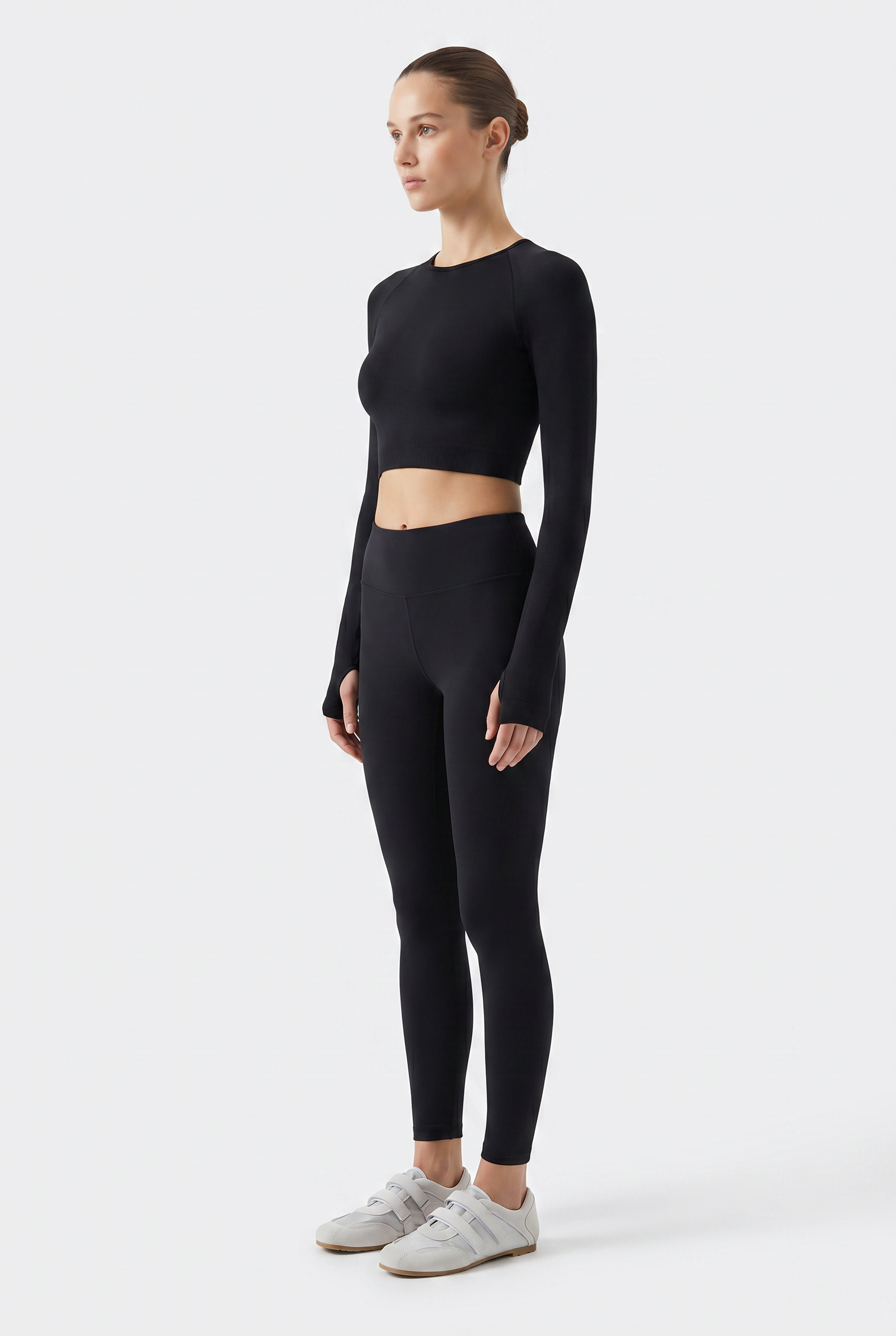 Kurzes Longsleeve FLEX LONGSLEEVE ACTIVE (black)