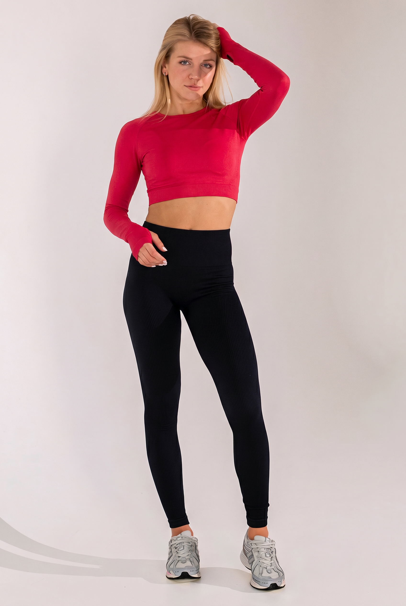 Kurzes Longsleeve FLEX LONGSLEEVE ACTIVE (winterberry)
