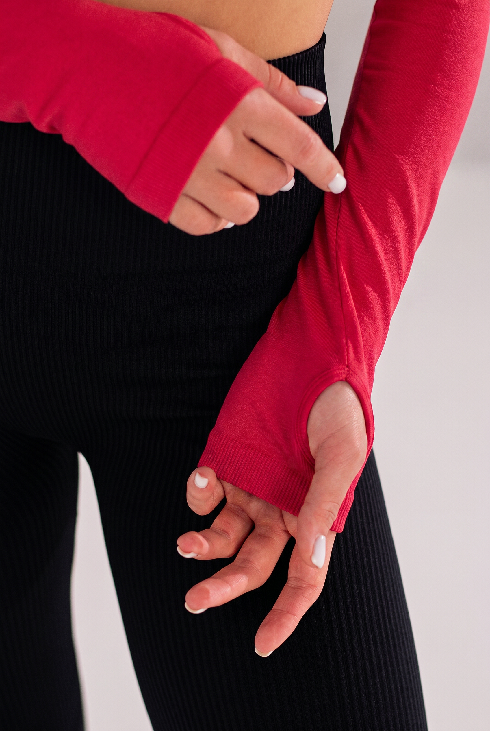 Kurzes Longsleeve FLEX LONGSLEEVE ACTIVE (winterberry)