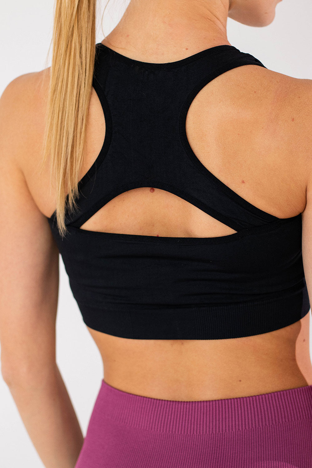 Top mit Ausschnitt FLEX TOP ENERGY (black)